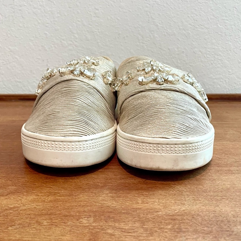 SOLDBadgley Mischka Seline Embelished Mule Slide Sneaker Size 9 - Picture 7 of 15